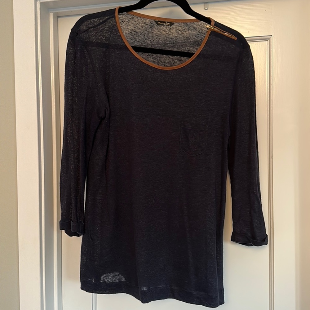 Massimo Dutti Linen top